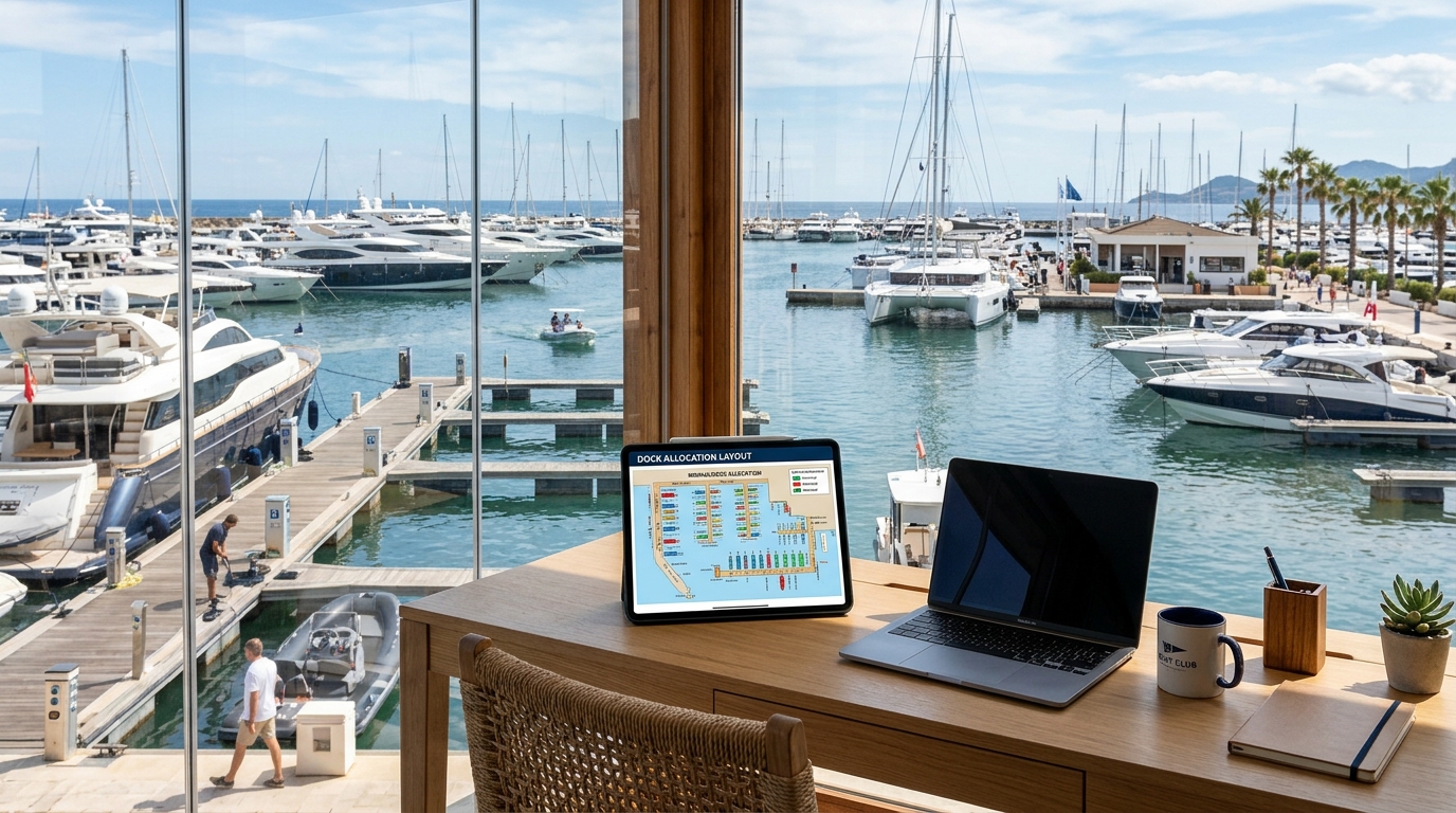 Calculating Accurate Vessel Footprints for Efficient Yacht Club Berth Allocation